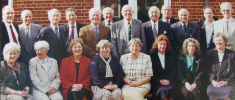 1999 Seaford Town Councillors gathered together outside for a photo.