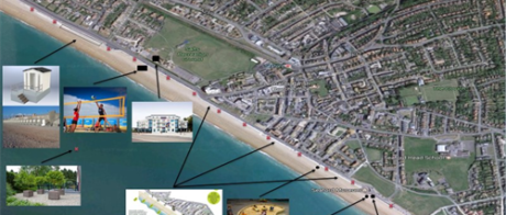 Seaford seafront plans diagram.