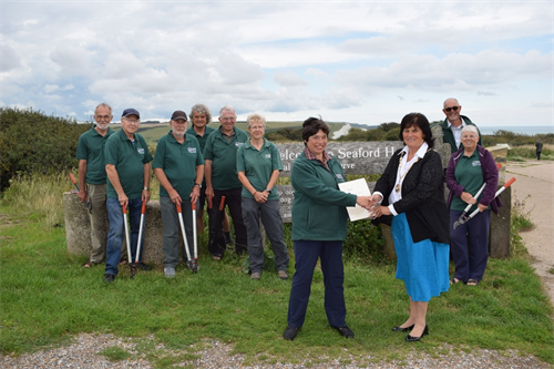 Photo of the Seaford Head Nature Reserve signing ceremony