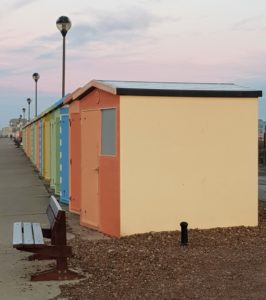 Martello Beach Huts.