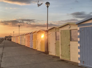 Martello Beach Huts by photographer Tweaky Blinders.