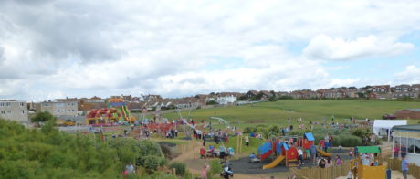 The Salts Play Area, showing the playground equipment.