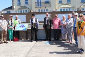 A group photo at the opening of the Gateway project