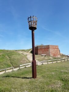 beacon installed on seaford head up from Splash Point