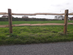 New Cleft Fencing at the Martello Fields