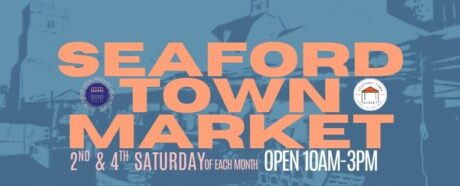 Seaford Town Market with dates.