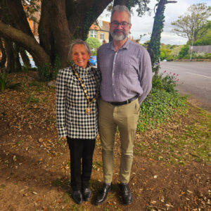 The Mayor and Deputy Mayor of Seaford