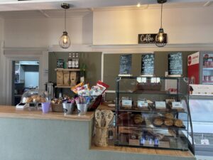 cafe counter.