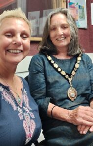 The Mayor of Seaford and Seahaven FM presentator at the radio station.