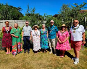 The Mayor of Seaford and other dignitaries.