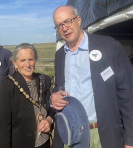 The Mayor of Seaford with Nigel Newton