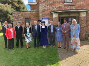 Mayor of Polegate, Mayor of Eastbourne, Sea cadet for Mayor of Peacehaven, Mayor of Peacehaven, Mr David Allam - Deputy Lieutenant, Cadet, Anne Brown - High Sheriff of East Sussex, Cllr Paul Davies - Chair Lewes District Council, Vicar of Ascension C of E Church Peacehaven, Mayor of Seaford, Deputy Chair of East Sussex County Council, Mayor of Brighton and Hove.