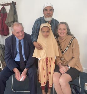 The Mayor of Seaford at the local Islamic centre.
