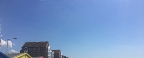 Coloured Beach Huts where concession will be located