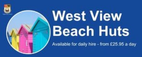 Colourful beach huts