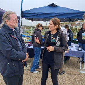 The Deputy Mayor at the Summer Festival of the Sea event.