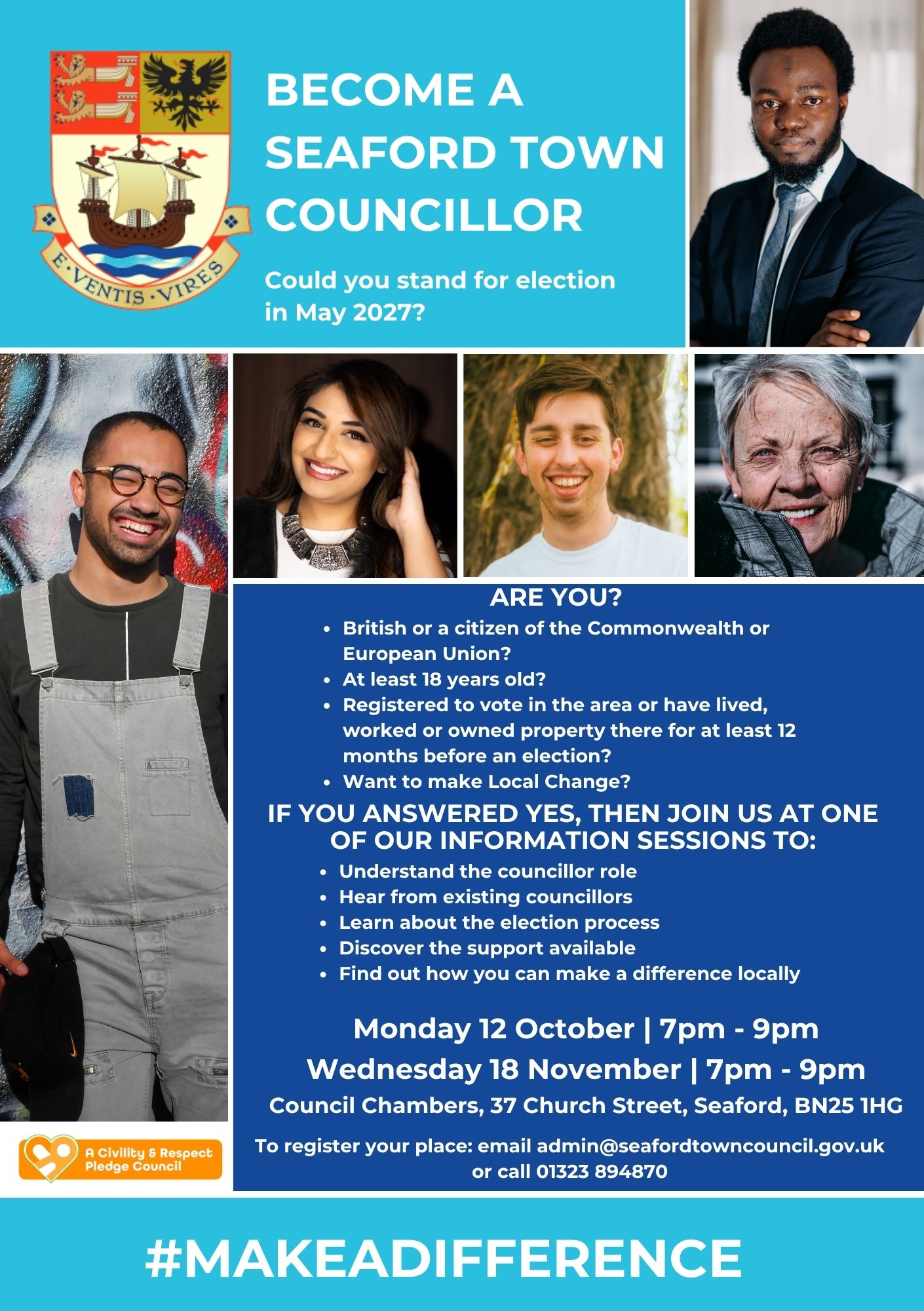 Become a town councillor.